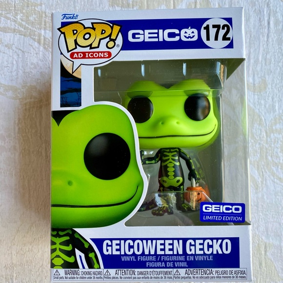 Limited Edition Funko Pop Geicoween Geckos 🆕 - Picture 9 of 10
